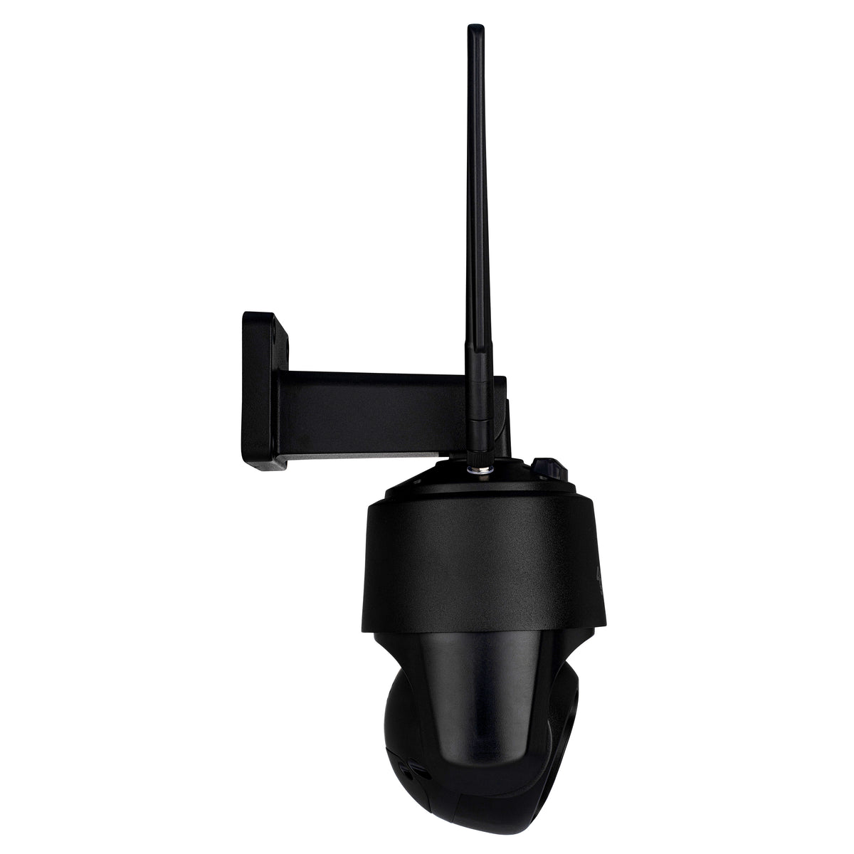 Mini PTZ WiFi and 4G security camera on display stand